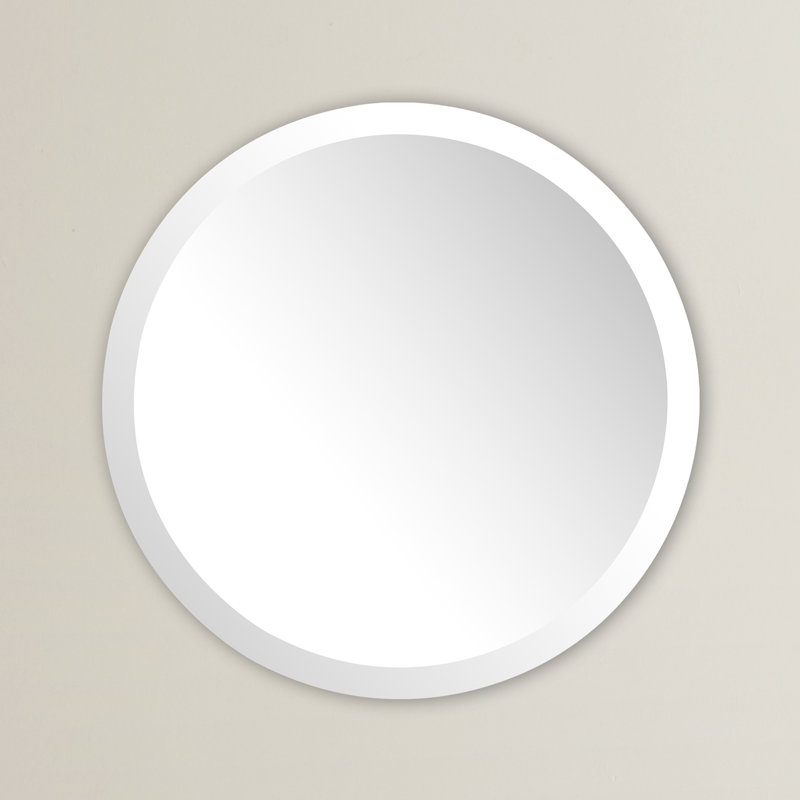 Wrought Studio Anaelle Modern and Contemporary Beveled Frameless Accent